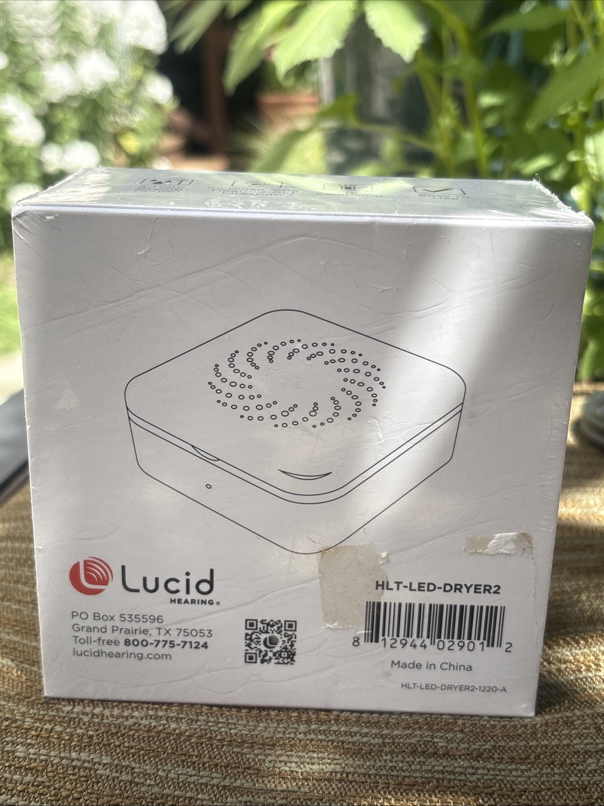 Lucid Hearing Hearing Aid UV Sanitizer And Dryer 30 Minute Sterilization New