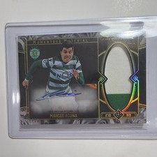 Topps 2017-18 Museum UEFA Marcos Acuna Gold Auto Relic /50 Rookie MAR-MA