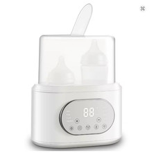 10-in-1 Baby Bottle Warmer Fast Heating Timer Temp Control Steam Defrost