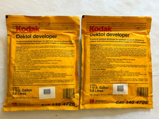 Vintage KODAK Dektol Developer 2 two foil packs makes 1 gal ea Cat 146 4726