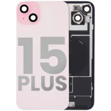 Back Glass w/ MagSafe Magnet  NFC  Flashlight Flex For iPhone 15 Plus Used OE