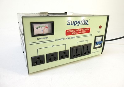 Superite AR-5000 Automatic Voltage Regulator AVR Generator 5000W Auto Ctrl