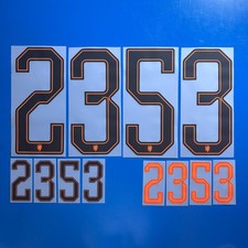 2026 Países Bajos Nombre Número Personalizar Personalizar Tamaño Jugador Conjunto de Nombres Impresión de Identificación