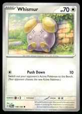 2023 Scarlet & Violet Series - Paradox Rift Whismur Common #148