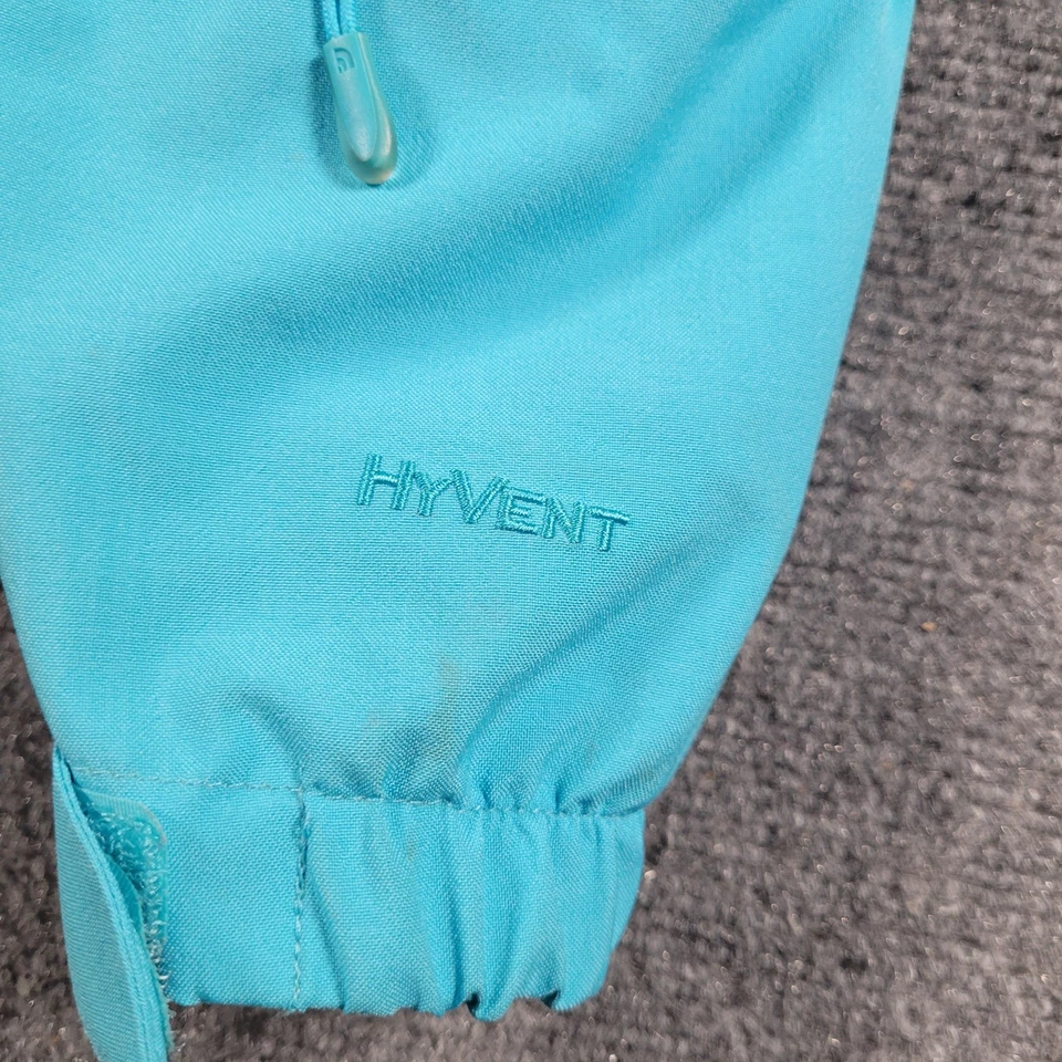 Chaqueta para mujer The North Face azul medio HyVent con capucha esquí snowboard invierno Foto 3 de 4