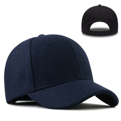 Basecap Baseballkappe Damen Herren Marineblau Kappe Mütze Cap Baumwolle Hat Hut