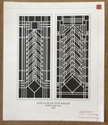 Rare Frank Lloyd Wright Official Design Stained Glass Heath House Art Frame COA — photo 8