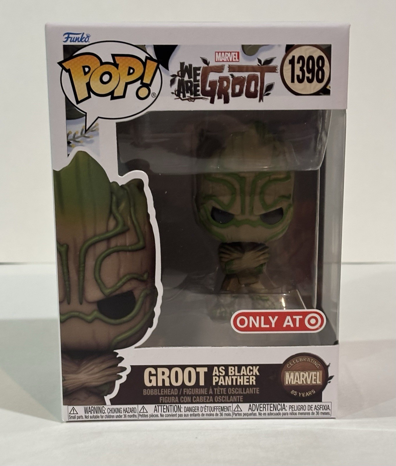 Funko Pop! Vinyl: Marvel - Groot as Black Panther - Target (Exclusive) #1398