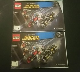 Lot of Two Lego Batman Sets (76053)(76011)  Missing a Batman Has an Extra Joker 