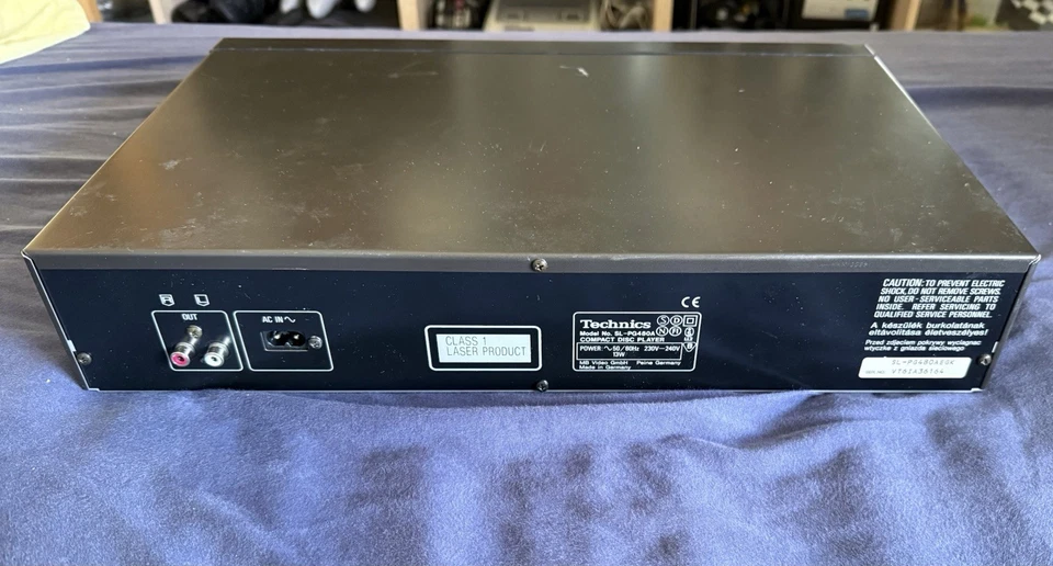 Lettore CD Technics SL-PG480A Vintage Funzionante - Immagine 2 di 4