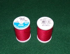 Coats & Clark, Dual Duty All Purp Polyester Thread, 250 yds, Red Geranium (2170)