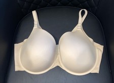Cacique Lightly Lined Full Coverage Nude Beige Underwire Bra Size 42F EUC