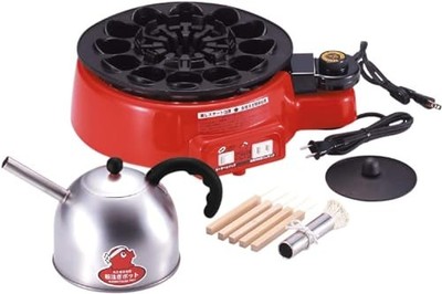 Sugiyama Takoyaki Maker Metal KS-2614 MT.CEDAR Automatic Takoyaki Factory 100V
