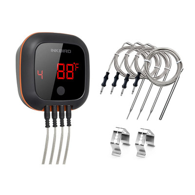 INKBIRD Bluetooth Meat Thermometer 4XS Wireless App Remote /  Rotatable Screen
