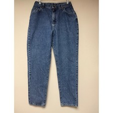 Lee Original Jeans Mens Vintage High Waisted Mom Jeans Medium Wash Blue Tapered