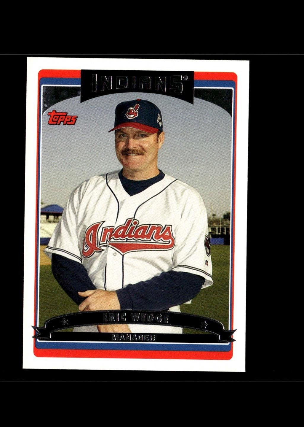 Eric Wedge 2006 Topps Baseball Card #591 Cleveland Indians