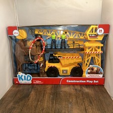 KID CONNECTION CONSTRUCTION PLAY SET 25 Pieces Light And Sound 2018 New Box