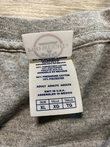 T-shirt Georgia Bulldogs adulto uomo XL grigio pullover manica corta calcio - Foto 3 di 3