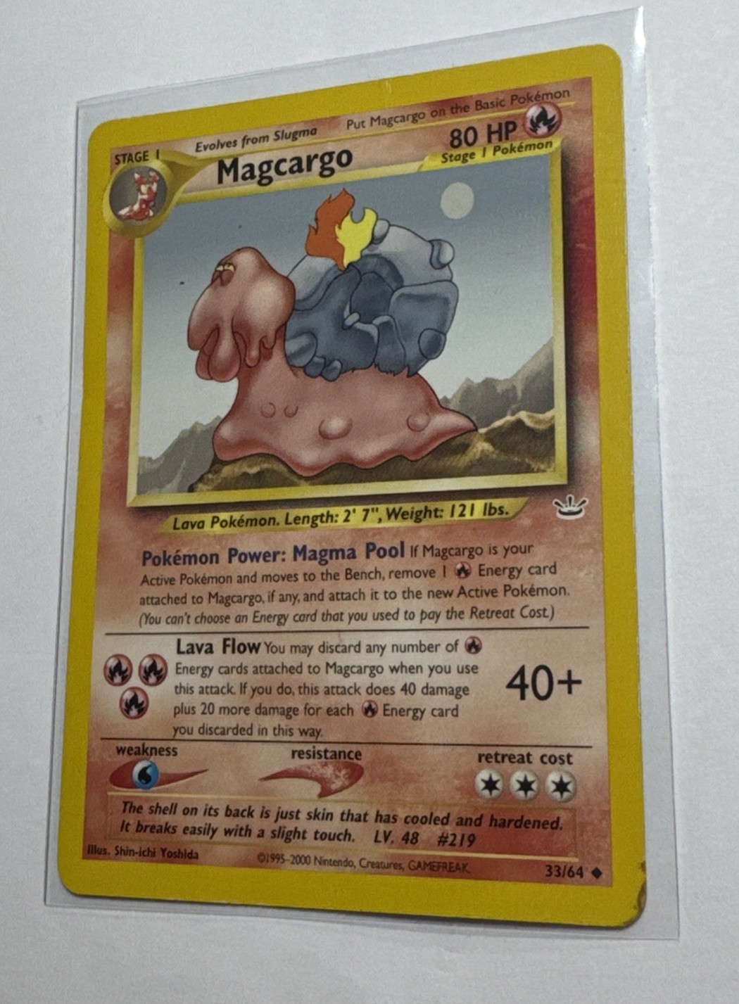 Pokemon Tcg Magcargo #33 Pokemon Neo Revelation