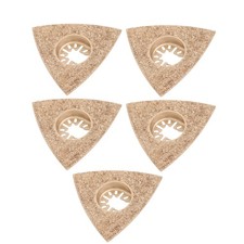 Tungsten Carbide Oscillating Multitool Saw Blades 5-Pack Sanding Pads