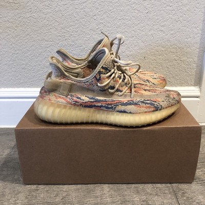 Adidas Yeezy Boost 350 V2 MX Oat Blue Orange Suede Sneakers Men s Shoes Size 8.5