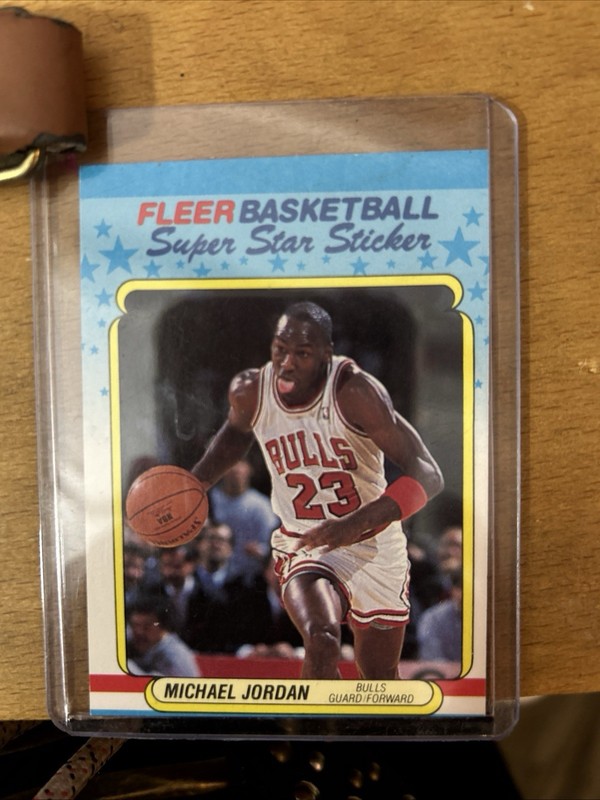 88-89 Fleer Michael Jordan Third Year Sticker - Michael 88-89 Fleer Michael Jordan Third Year Sticker - Michael