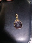 Lulu Frost Carnelian Gold filled ornate Greek Roman  Charm Gf Vtg Victorian 1.1” — photo 10