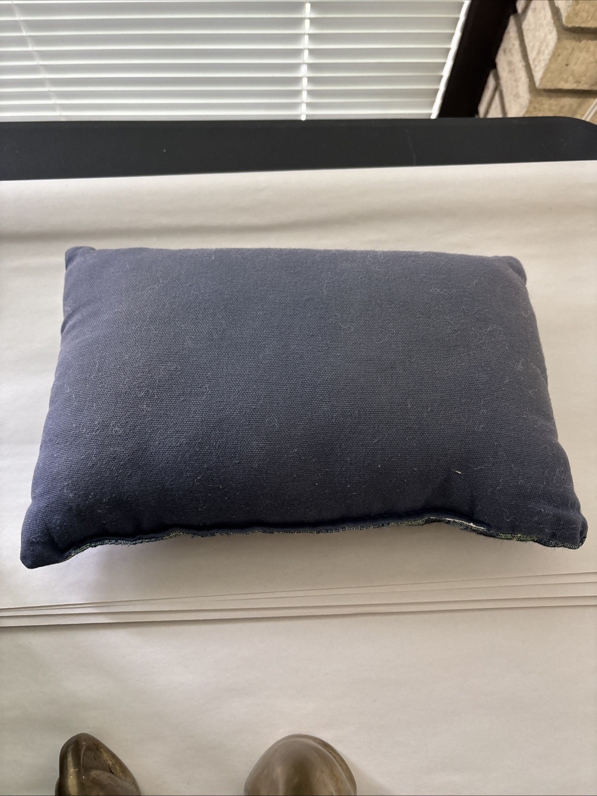 Vintage Tapestry Pillow “my Family Tree Is Full Of Nuts” 12”x8” Cottage Core