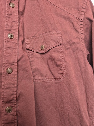 Belstaff Burgundy Shirt Mens Size XL Over Shirt - Picture 5 of 12