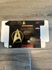 Star Trek: Starfleet Academy Starship Bridge Simulator *BOX ONLY* Super Nintendo