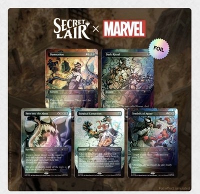 SECRET LAIR X MARVEL S SPIDER-MAN: VENOM UNLEASHED (COLORS) FOIL EDITION