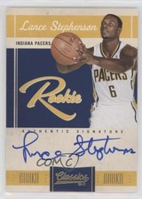 2010-11 Panini Classics Rookie Signatures 194/699 Lance Stephenson #174 Auto h8k