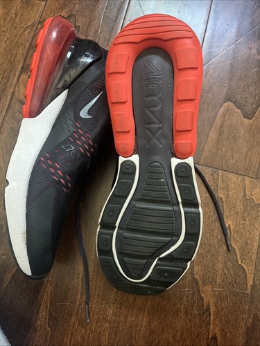 Nike Air Max 270 Men’s Running Training Sneakers Black Red White Shoe Size 11 - Picture 10 of 10