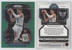 2021-22 Panini Prizm Green Prizm LaMelo Ball #185