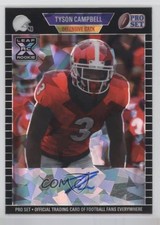 2021 Leaf Pro Set Metal 1989 Black Crystals 6/20 Tyson Campbell Auto 1d0k