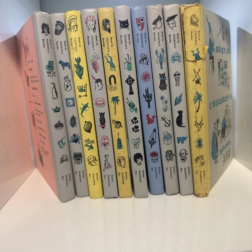 Vintage*Lot of 10-Best in Children’s Books-Nelson Doubleday  1950’s–1960’s