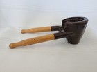 Vintage Dutch Modern Nutcracker Wooden Handle Metal Heavy Duty Brown MCM Retro — photo 1