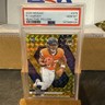 2025 Panini Mosaic - Rookies RJ Harvey #375 Reactive Yellow Mosaic Prizm (RC)