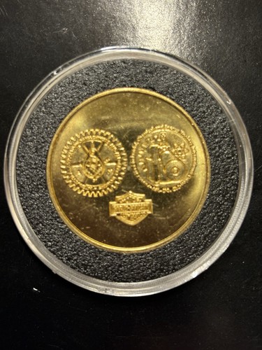 HARLEY RARE 100TH ANNIVERSARY WILLIE G COIN & PIN SET MADE IN USA - Bild 7 von 8