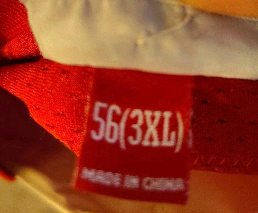 Camiseta roja Mitchell & Ness San Francisco 49ers Deion Sanders talla 56 3xl 75th Foto 4 de 4