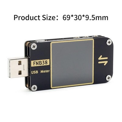 FNB38 USB Tester mit USB 2 0 Port unterstützt PD3 Plus Fast Charge Protocol