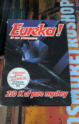 Eureka! (Domark 1986) ZX Spectrum  (Tape, Manual, Box) works 8-bit