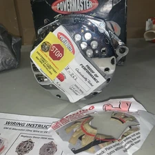 Powermaster 37293-367 Alternator GM 12SI Chrome 15/ New