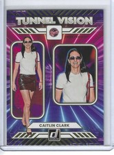 2025 DONRUSS WNBA TUNNEL VISION #1 CAITLIN CLARK SP PRESS PROOF INDIANA FEVER