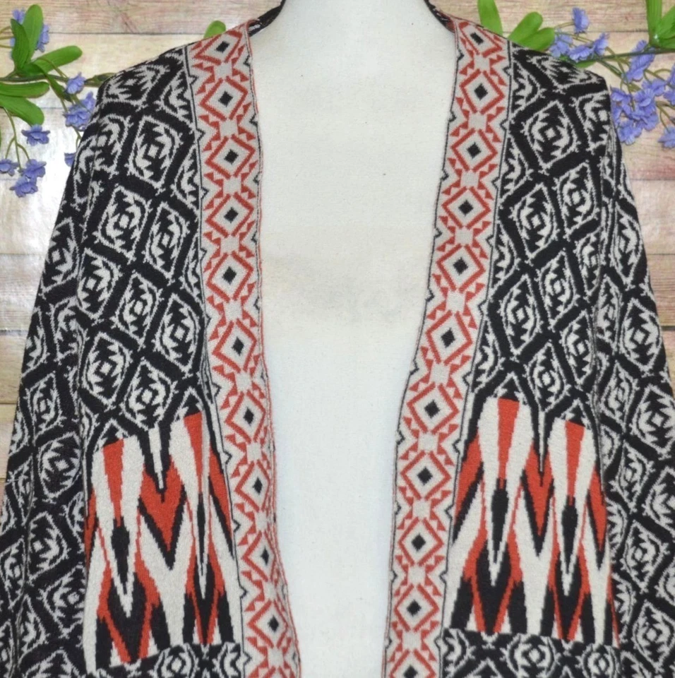 Cárdigan Suéter Estilo Kimono Abierto Flying Tomato Anthropology Damas Talla M L Foto 2 de 4