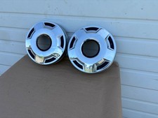 1978-1991 Ford Truck 4wd 12 Dog Dish Front Hub Caps F250 F350 4x4 78-91 Hubcaps