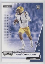 2020 Panini Playoff Rookies Goal Line Kristian Fulton #291 1m8