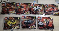 LEGO Shell V-Power Ferrari Polybags Set of 7 (30190 to 30196) Car Speed Champion
