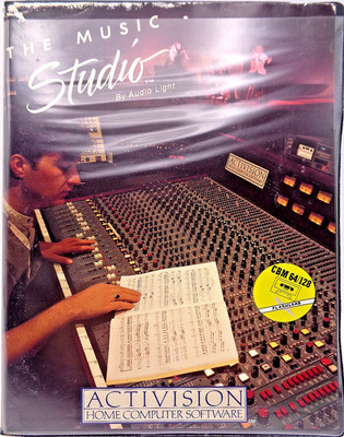 COMMODORE 64/128 -- THE MUSIC STUDIO (ACTIVISION)