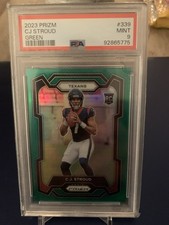 2023 Panini Prizm - Rookies C.J. Stroud #339 Green Prizm (RC)